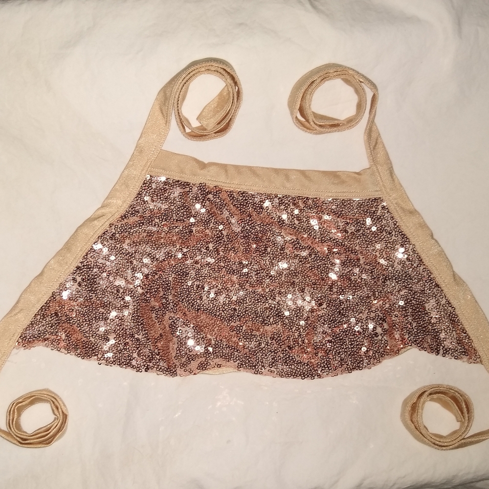 Sequin Halter Top Streetwear Hip Hop Sexy Indie Sleeze Party Fun Fashion Apparel